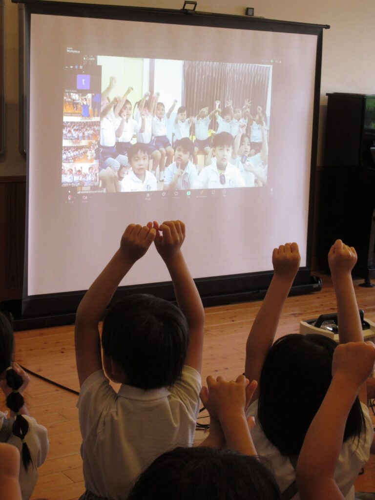 タイ（IBS）の幼稚園とのオンライン交流をしました🐘