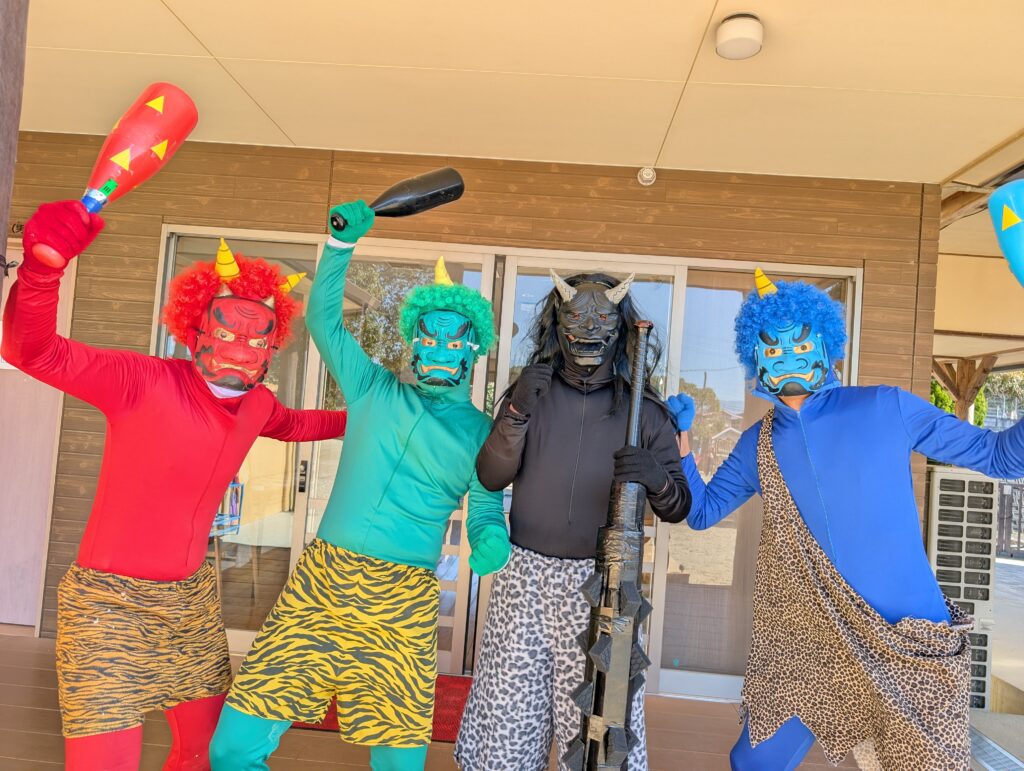 節分　みんなで心の中の鬼を追い出そう！！